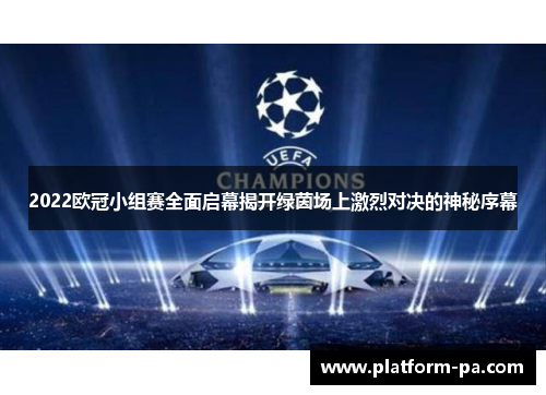 2022欧冠小组赛全面启幕揭开绿茵场上激烈对决的神秘序幕